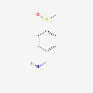 molecular formula C9H13NOS B2395445 [(4-Methanesulfinylphenyl)methyl](methyl)amine CAS No. 128668-80-4