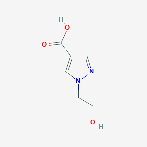 molecular formula C6H8N2O3 B2395503 1-(2-Hydroxyethyl)-1H-pyrazole-4-carboxylic acid CAS No. 1006469-47-1