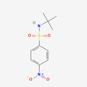 molecular formula C10H14N2O4S B2395648 N-tert-Butyl 4-Nitrophenylsulfonamide CAS No. 49690-09-7
