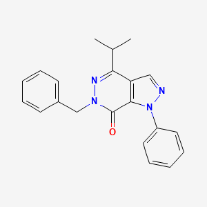 6-benzyl-4-isopropyl-1-phenyl-1H-pyrazolo[3,4-d]pyridazin-7(6H)-one