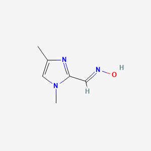 (NE)-N-[(1,4-dimethylimidazol-2-yl)methylidene]hydroxylamine