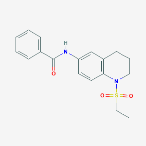 N-(1-(ethylsulfonyl)-1,2,3,4-tetrahydroquinolin-6-yl)benzamide
