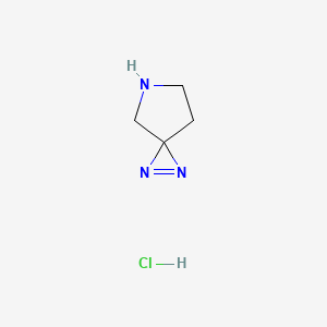 1,2,6-Triazaspiro[2.4]hept-1-ene;hydrochloride