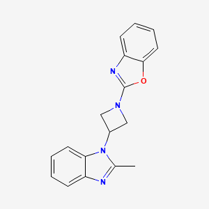 2-[3-(2-Methylbenzimidazol-1-yl)azetidin-1-yl]-1,3-benzoxazole