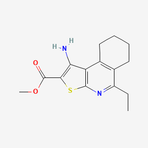 Methyl 1-amino-5-ethyl-6,7,8,9-tetrahydrothieno[2,3-c]isoquinoline-2-carboxylate