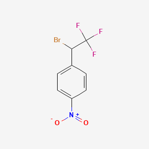 1-(1-Bromo-2,2,2-trifluoroethyl)-4-nitrobenzene