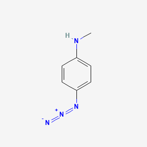 molecular formula C7H8N4 B2395817 N-Methyl-4-azidoaniline CAS No. 1823735-76-7