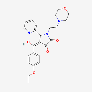 4-(4-ethoxybenzoyl)-3-hydroxy-1-(2-morpholinoethyl)-5-(pyridin-2-yl)-1H-pyrrol-2(5H)-one