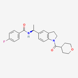 molecular formula C23H25FN2O3 B2395823 (S)-Ido1-IN-5 