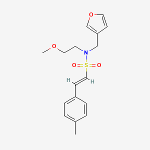 (E)-N-(furan-3-ylmethyl)-N-(2-methoxyethyl)-2-(p-tolyl)ethenesulfonamide