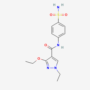 3-ethoxy-1-ethyl-N-(4-sulfamoylphenyl)-1H-pyrazole-4-carboxamide