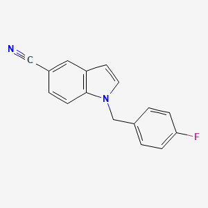 1-(4-Fluorobenzyl)-1H-indole-5-carbonitrile