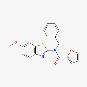 N-benzyl-N-(6-methoxybenzo[d]thiazol-2-yl)furan-2-carboxamide