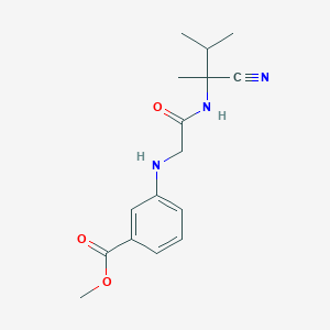 Methyl 3-({[(1-cyano-1,2-dimethylpropyl)carbamoyl]methyl}amino)benzoate