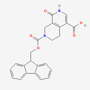 7-(9H-Fluoren-9-ylmethoxycarbonyl)-1-oxo-2,5,6,8-tetrahydro-2,7-naphthyridine-4-carboxylic acid