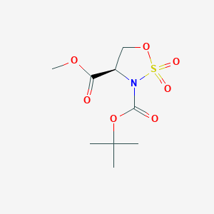 3-(tert-Butyl) 4-methyl (R)-1,2,3-oxathiazolidine-3,4-dicarboxylate 2,2-dioxide