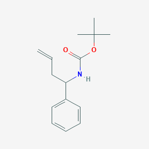 N-Boc-(+/-)-1-phenylbut-3-en-1-amine