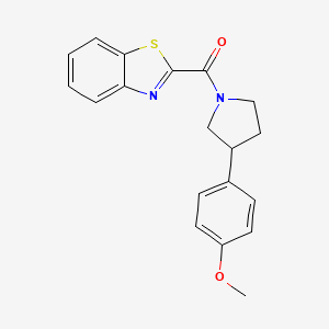 Benzo[d]thiazol-2-yl(3-(4-methoxyphenyl)pyrrolidin-1-yl)methanone