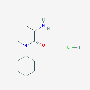 2-Amino-N-cyclohexyl-N-methylbutanamide;hydrochloride