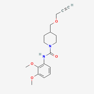 N-(2,3-dimethoxyphenyl)-4-((prop-2-yn-1-yloxy)methyl)piperidine-1-carboxamide