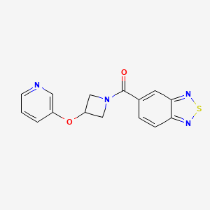Benzo[c][1,2,5]thiadiazol-5-yl(3-(pyridin-3-yloxy)azetidin-1-yl)methanone