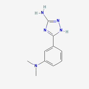 5-[3-(dimethylamino)phenyl]-4H-1,2,4-triazol-3-amine