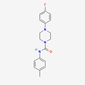 4-(4-fluorophenyl)-N-(4-methylphenyl)piperazine-1-carboxamide