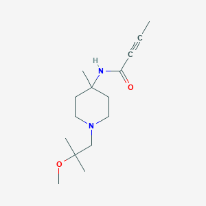 N-[1-(2-Methoxy-2-methylpropyl)-4-methylpiperidin-4-yl]but-2-ynamide