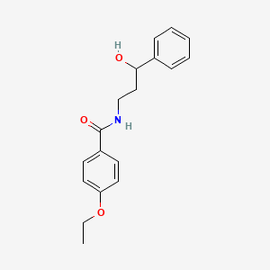 4-ethoxy-N-(3-hydroxy-3-phenylpropyl)benzamide
