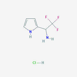 2,2,2-trifluoro-1-(1H-pyrrol-2-yl)ethan-1-amine hydrochloride