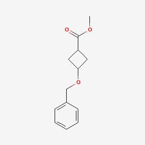 molecular formula C13H16O3 B2396017 Methyl 3-(benzyloxy)cyclobutanecarboxylate CAS No. 84182-49-0