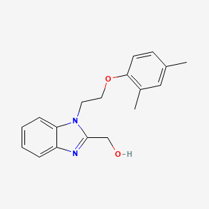 (1-(2-(2,4-dimethylphenoxy)ethyl)-1H-benzo[d]imidazol-2-yl)methanol