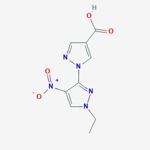 1'-ethyl-4'-nitro-1'H-1,3'-bipyrazole-4-carboxylic acid