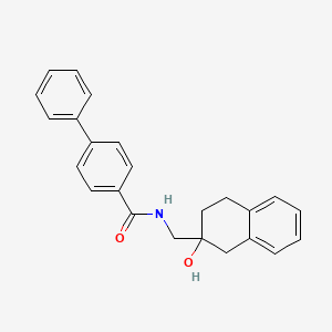 N-((2-hydroxy-1,2,3,4-tetrahydronaphthalen-2-yl)methyl)-[1,1'-biphenyl]-4-carboxamide