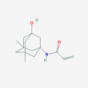 molecular formula C15H23NO2 B2396045 N-(3-Hydroxy-5,7-dimethyl-1-adamantyl)prop-2-enamide CAS No. 2361642-69-3