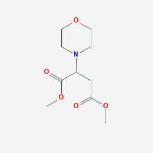 molecular formula C10H17NO5 B2396047 Dimethyl 2-morpholinosuccinate CAS No. 61533-02-6