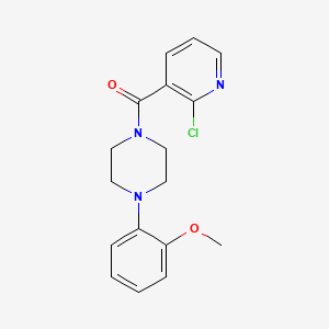 molecular formula C17H18ClN3O2 B2396052 (2-Chloropyridin-3-yl)[4-(2-methoxyphenyl)piperazino]methanone CAS No. 260442-79-3
