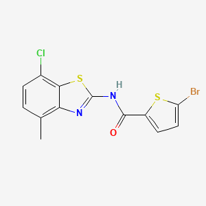 5-bromo-N-(7-chloro-4-methylbenzo[d]thiazol-2-yl)thiophene-2-carboxamide