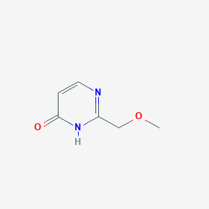 molecular formula C6H8N2O2 B2396126 2-(Methoxymethyl)pyrimidin-4(3H)-one CAS No. 34274-23-2