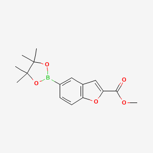MEthyl 5-(tetramethyl-1,3,2-dioxaborolan-2-yl)-1-benzofuran-2-carboxylate