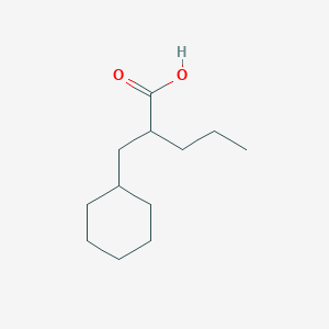molecular formula C12H22O2 B2396247 2-(Cyclohexylmethyl)pentanoic acid CAS No. 161089-94-7