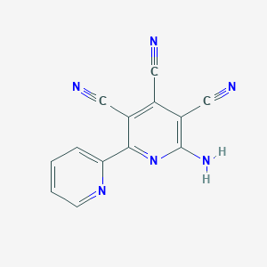 2-Amino-3,4,5-tricyano-6-(2-pyridyl)pyridine