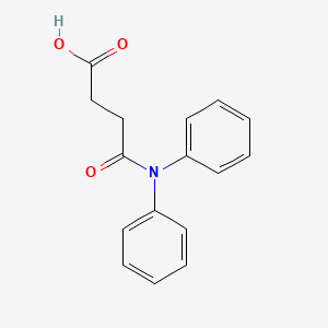 molecular formula C16H15NO3 B2396267 4-(Diphenylamino)-4-oxobutanoic acid CAS No. 77778-94-0