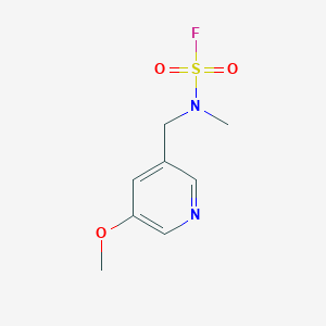 N-[(5-Methoxypyridin-3-yl)methyl]-N-methylsulfamoyl fluoride