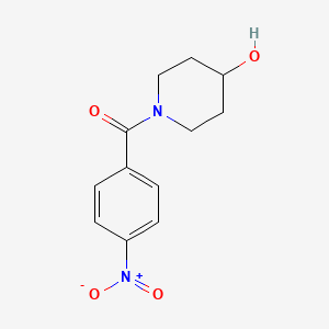 molecular formula C12H14N2O4 B2396439 1-(4-nitrobenzoyl)piperidin-4-ol CAS No. 76716-48-8