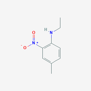 molecular formula C9H12N2O2 B2396571 N-ethyl-4-methyl-2-nitroaniline CAS No. 37637-58-4