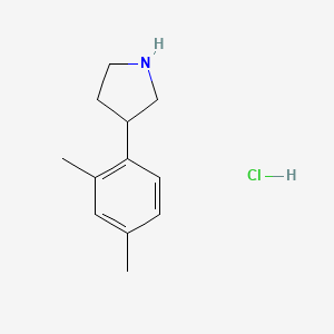 3-(2,4-Dimethylphenyl)pyrrolidine hydrochloride