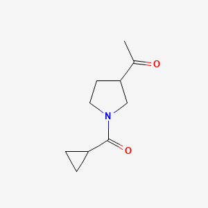 1-(1-(Cyclopropanecarbonyl)pyrrolidin-3-yl)ethanone