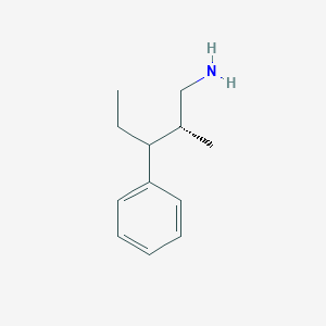 (2R)-2-Methyl-3-phenylpentan-1-amine