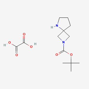 molecular formula C13H22N2O6 B2396829 2-Boc-2,5-diazaspiro[3.4]octane oxalate CAS No. 1086398-02-8; 1359655-69-8